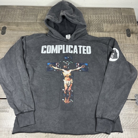 Saint‎ Xxx stb Japan Saint Michael Complicated Hoodie M Medium Authentic - Picture 1 of 11